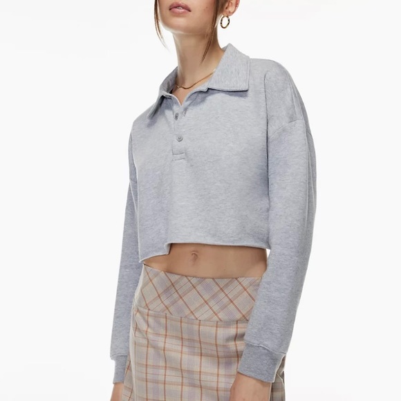 Aritzia Sunday Best cropped polo - Picture 1 of 2